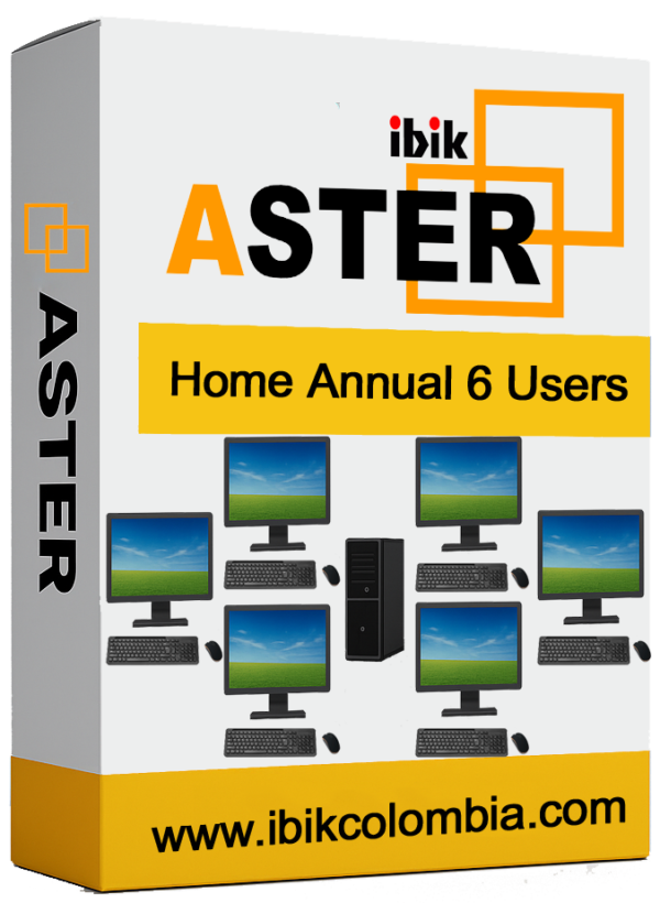 ASTER HOME ANUAL 6 Usuarios - PAYPRO - Imagen 2